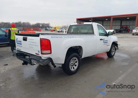 2008 GMC Sierra 1500 Work Truck из США, поврежденный, VIN 1GTEC14X08Z200748
